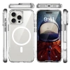 Apple iPhone 16 Pro Max Kılıf M-safe Şarj Özellikli Airbagli Şeffaf Zore İncek Kapak