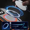 Apple iPhone 16 Pro Max Kılıf M-safe Şarj Özellikli Renkli Kenar Airbag Şeritli Zore Lamer Kapak