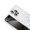 Apple iPhone 16 Pro Max Kılıf M-Safe Şarj Özellikli Şeffaf Zore Folk Sert Kapak