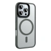 Apple iPhone 16 Pro Max Kılıf Mat Arka Yüzey Wireless Şarj Özellikli Zore Flet M-safe Kapak