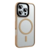 Apple iPhone 16 Pro Max Kılıf Mat Arka Yüzey Wireless Şarj Özellikli Zore Flet M-safe Kapak