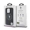 Apple iPhone 16 Pro Max Kılıf U.S. Polo Assn. Orjinal Lisanslı M-safe Şarj Özellikli Circle ve Double Horse Logolu Deri Kapak