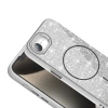 Apple iPhone 16E Kılıf M-safe Şarj Özellikli Parlayan Simli Zore Okso Kapak