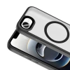 Apple iPhone 16E Kılıf Mat Arka Yüzey Wireless Şarj Özellikli Zore Flet M-safe Kapak