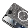 Apple iPhone 16E Kılıf Pırlanta Tasarımlı M-safe Şarj Özellikli Zore Mozaik Silikon Kapak