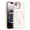 Apple iPhone 16E Kılıf Standlı ve Kamera Lens Hediyeli M-Safe Şarj Özellikli Zore Etro Kapak