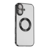 Apple iPhone 17 Kılıf Kamera Korumalı Logo Gösteren Zore Omega Kapak