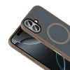 Apple iPhone 17 Kılıf Mat Arka Yüzey Wireless Şarj Özellikli Zore Flet M-safe Kapak