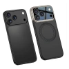 Apple iPhone 17 Pro Kılıf M-safe Şarj Özellikli 360 Derece Standlı Çift Parçalı Zore Torino Kapak