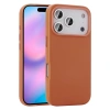 Apple iPhone 17 Pro Kılıf M-safe Şarj Özellikli PU Deri Görünümlü Zore Kupra Kapak