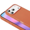Apple iPhone 17 Pro Kılıf M-safe Şarj Özellikli PU Deri Görünümlü Zore Kupra Kapak