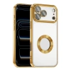 Apple iPhone 17 Pro Max Kılıf Kamera Korumalı Logo Gösteren Zore Omega Kapak
