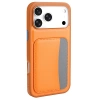 Apple iPhone 17 Pro Max Kılıf Kartlıklı Zore X-Kart Silikon Kapak