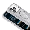 Apple iPhone 17 Pro Max Kılıf M-safe Şarj Özellikli Parlayan Simli Zore Okso Kapak