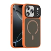 Apple iPhone 17 Pro Max Kılıf Mat Arka Yüzey Wireless Şarj Özellikli Zore Flet M-safe Kapak