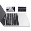 Apple Macbook 16 Touch Bar A2141 Zore Klavye Koruyucu Şeffaf Silikon Ped