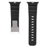 Apple Watch 10 46mm Zore KRD-145 Metal Tokalı Silikon Kordon