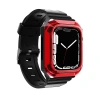 Apple Watch 40mm Zore KRD-88 Sert PC Kasa Koruyuculu Silikon Kordon