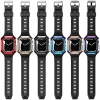 Apple Watch 40mm Zore KRD-88 Sert PC Kasa Koruyuculu Silikon Kordon