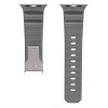 Apple Watch 44mm Zore KRD-145 Metal Tokalı Silikon Kordon