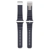 Apple Watch 44mm Zore KRD-145 Metal Tokalı Silikon Kordon