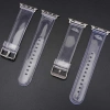 ​​​Apple Watch 7 41mm KRD-13 Şeffaf Silikon Kordon