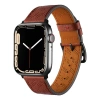 ​​​Apple Watch 7 45mm KRD-76 PU Deri Kordon Strap Kayış