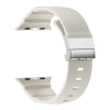 Apple Watch 7 45mm Zore KRD-145 Metal Tokalı Silikon Kordon