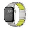 Apple Watch 7 45mm Zore KRD-149 Metal Silikon Kordon