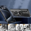 Galaxy A17 Kılıf Magnetik Standlı Kamera Korumalı Zore Sürgülü Vega Kapak