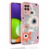 Galaxy M32 Kılıf Desenli Kamera Korumalı Parlak Zore Nora Kapak