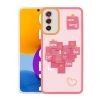 Galaxy M52 Kılıf Zore M-Fit Desenli Kapak