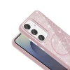 Galaxy S23 FE Kılıf M-safe Şarj Özellikli Parlayan Simli Zore Okso Kapak
