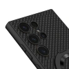 Galaxy S24 Ultra Wireless Şarj Özellikli Zore Kıpta Standlı M-safe Silikon Kapak