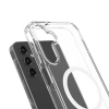 Galaxy S25 Plus Kılıf M-safe Şarj Özellikli Şeffaf Sert PC Zore Embos Kapak