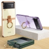 Galaxy Z Flip 3 Kılıf Zore Yüzüklü Kıpta Kapak
