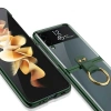 Galaxy Z Flip 3 Kılıf Zore Yüzüklü Kıpta Kapak