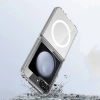 Galaxy Z Flip 6 Kılıf M-safe Şarj Özellikli Şeffaf Sert PC Zore Embos Kapak