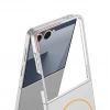 Galaxy Z Flip 7 Kılıf Wireless Şarj Özellikli Zore Kıpta M-safe Kapak