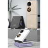 Huawei P50 Pocket Kılıf Zore Sert Kıpta Kapak