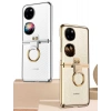 Huawei P50 Pocket Kılıf Zore Yüzüklü Kıpta Kapak