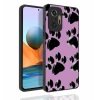 Xiaomi Redmi Note 10 Pro Kılıf Desenli Kamera Korumalı Parlak Zore Nora Kapak