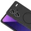 Xiaomi Redmi Note 13 Pro Plus 5G Kılıf M-safe Şarj Özellikli Zore Meta Kapak