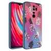 Xiaomi Redmi Note 8 Pro Kılıf Kamera Korumalı Desenli Sert Silikon Zore Epoksi Kapak