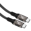 Zore QG01 Type-C to Type-C USB4 PD Data Kablosu 240W 40Gbps 8K@60Hz 0.2 Metre