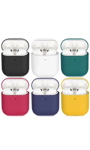 Apple Airpods Kılıf Zore Silk Silikon