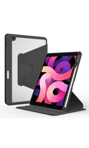 Apple iPad 10.2 (8.Nesil) Kılıf Zore Nayn Dönebilen Standlı Kılıf