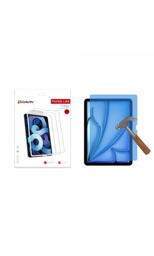 Apple iPad Air 13 2025 M3 Kağıt Hisli Mat ​​​​​​​​​​​​​​​Davin Paper Like Ekran Koruyucu