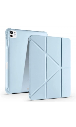 Apple iPad Pro 11 2024 Kılıf Zore Tri Folding Kalem Bölmeli Standlı Kılıf