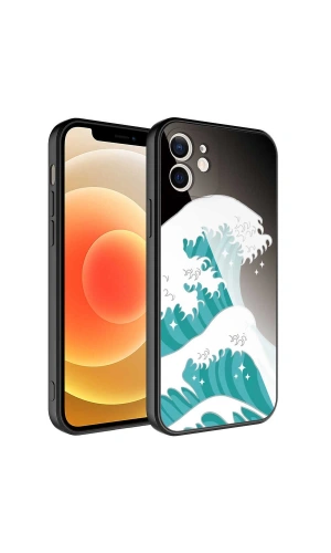 Apple iPhone 11 Kılıf Kamera Korumalı Desenli Sert Silikon Zore Epoksi Kapak
